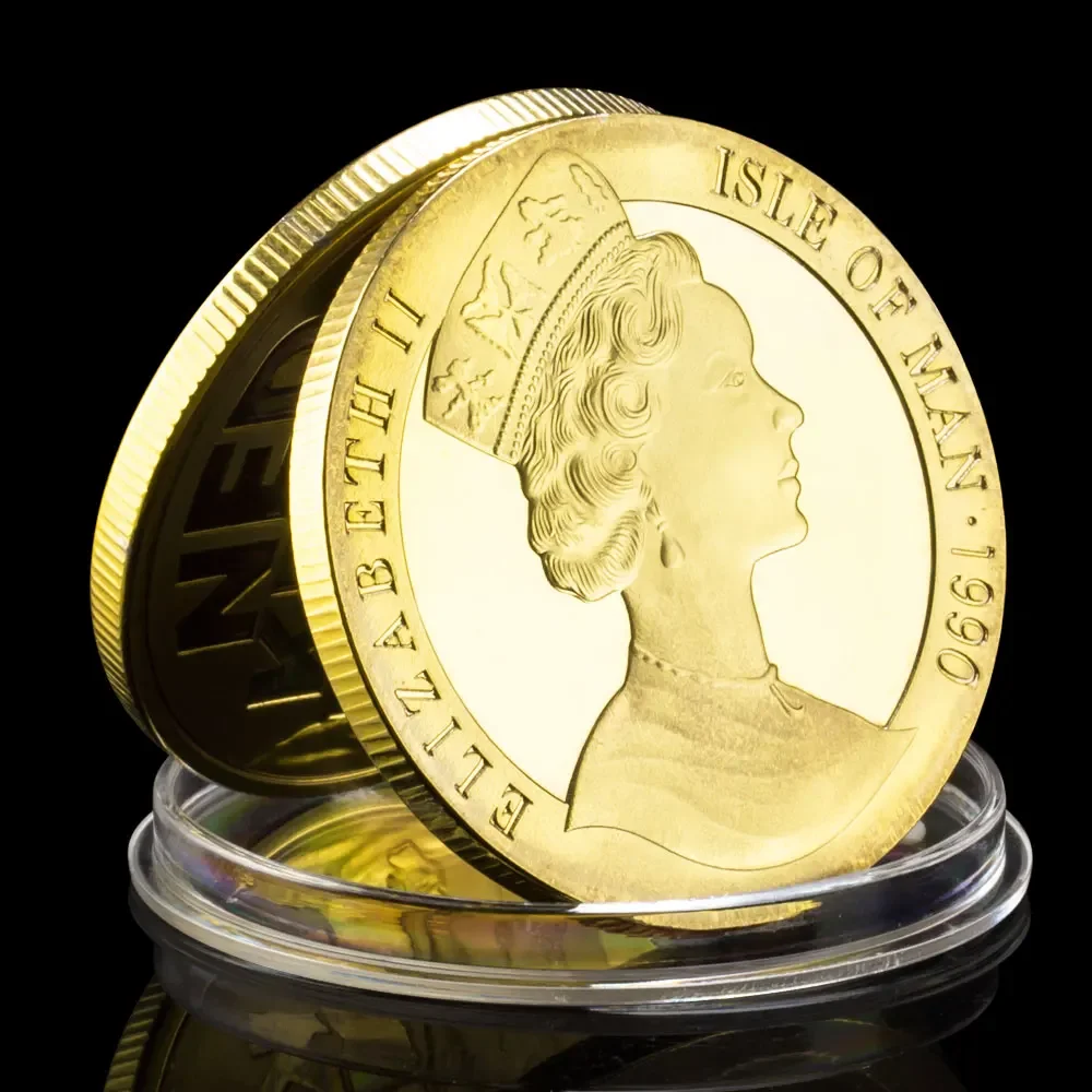 Австралийская позолоченная сувенирная монета Ned Kelly коллекция монет Gang