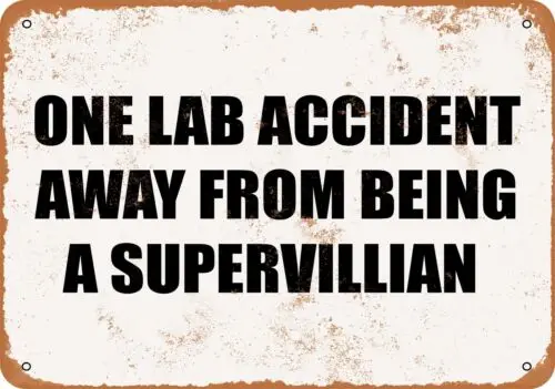 Металлический знак-один случай в лаборатории вдали от того чтобы быть