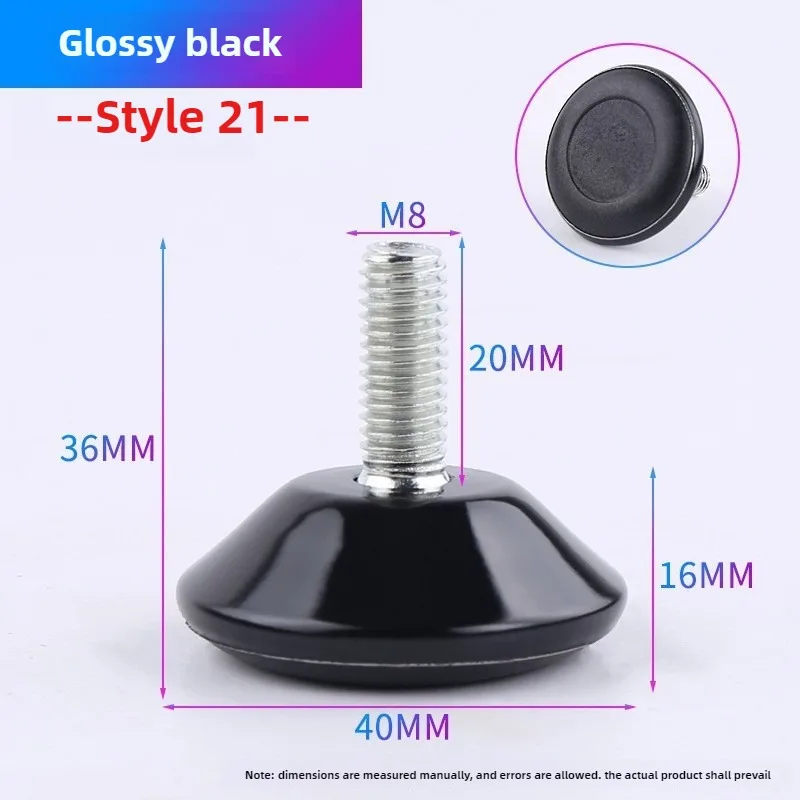 

Основание ножки для выравнивания, M6, M8, M10, винт с регулируемой высотой, диаметр 21 мм, 24 мм, 27 мм, 30 мм, 36 мм, 40 мм, 2 шт., 4 шт., 8 шт.