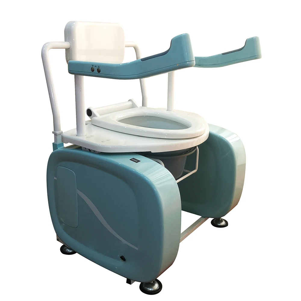 

Multifunction Elderly Electric Patient Handicap Lifting Equipment Shower Toilet Commode Transfer Lift Chair from Bed to Chair