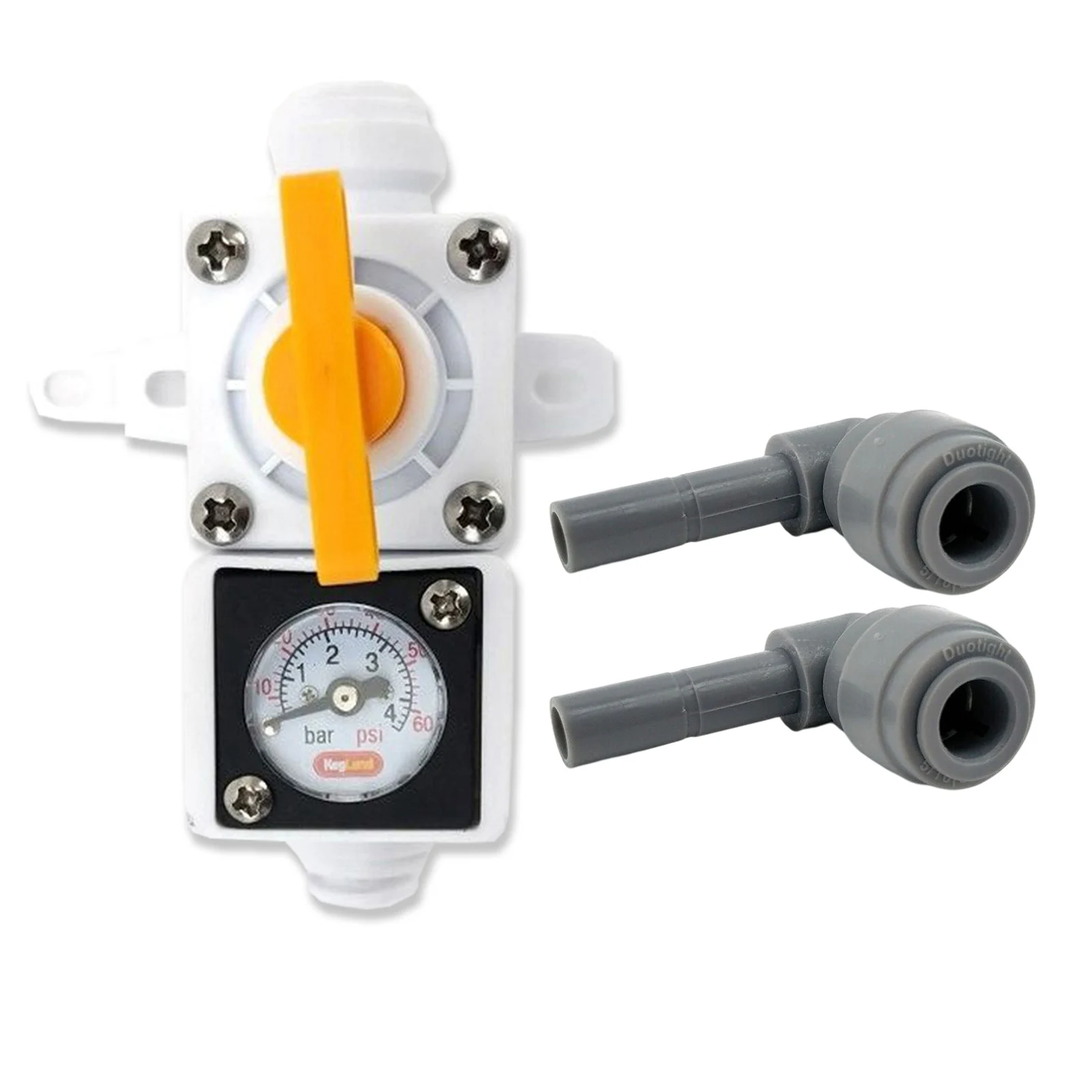 

Secondary Regulator Inline Duotight 3/8 Pushfit Gauge 0-60 Dogs KL15035