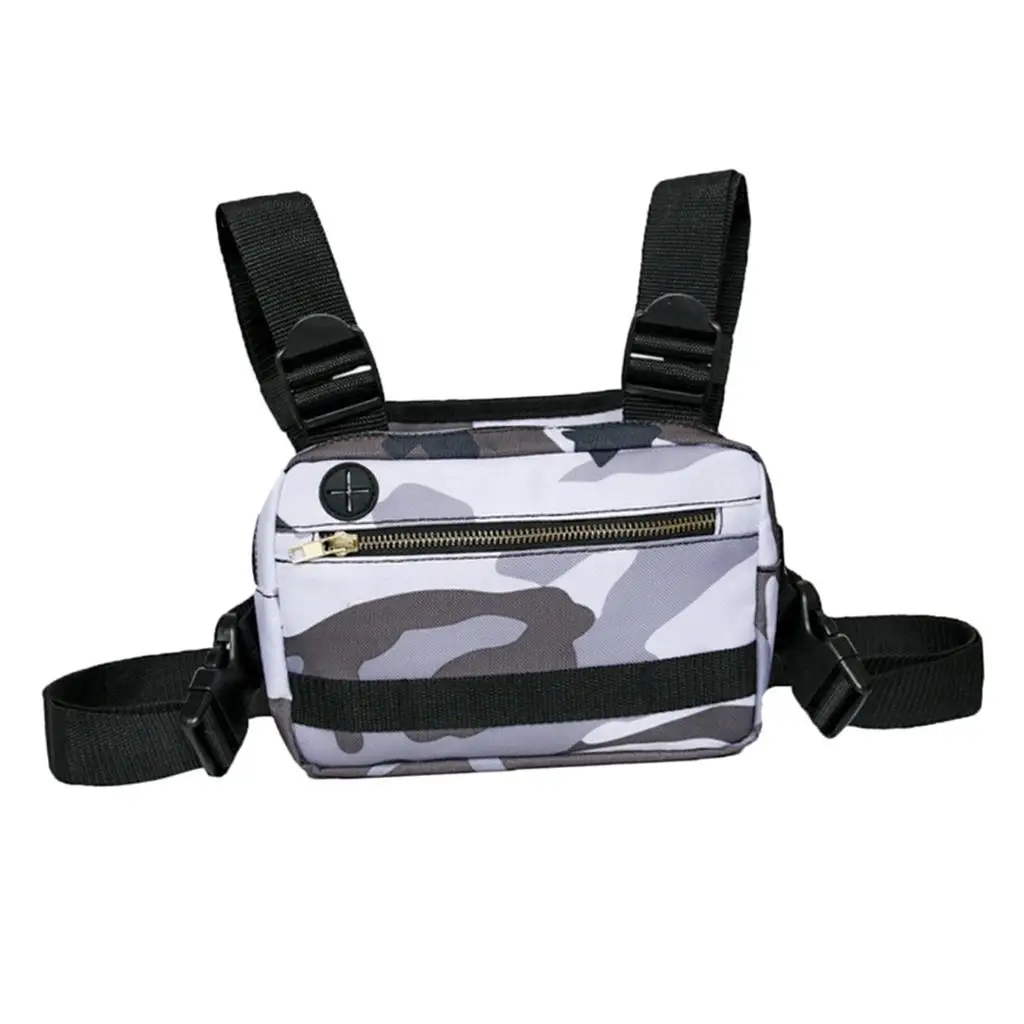 

Multifunctional Chest Bag Hiking Rig Pouch Gym Bag Gadget Organizer