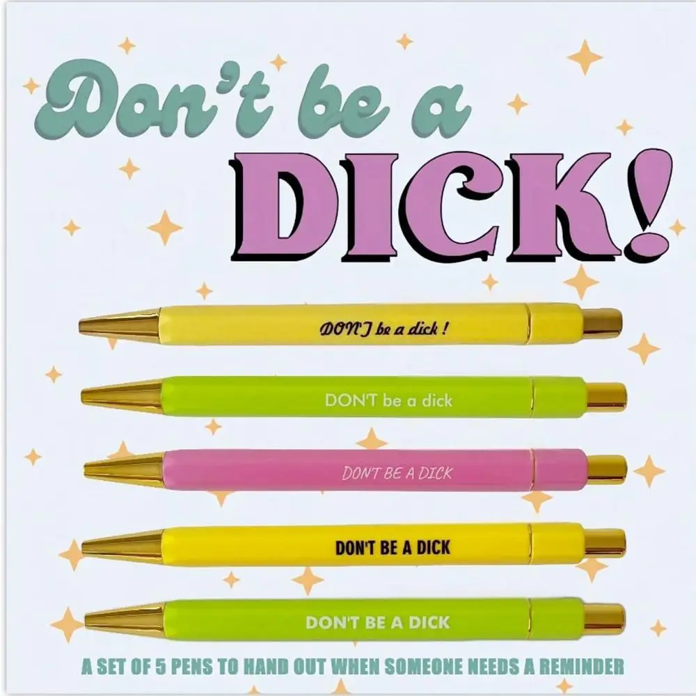 5 шт. ручки MAMA шариковая ручка обслуживание клиентов дерьмо-шоу работа отстой