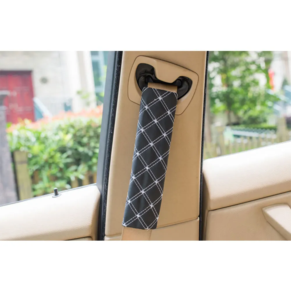 1 шт. универсальный чехол для автомобильного ремня безопасности из искусственной