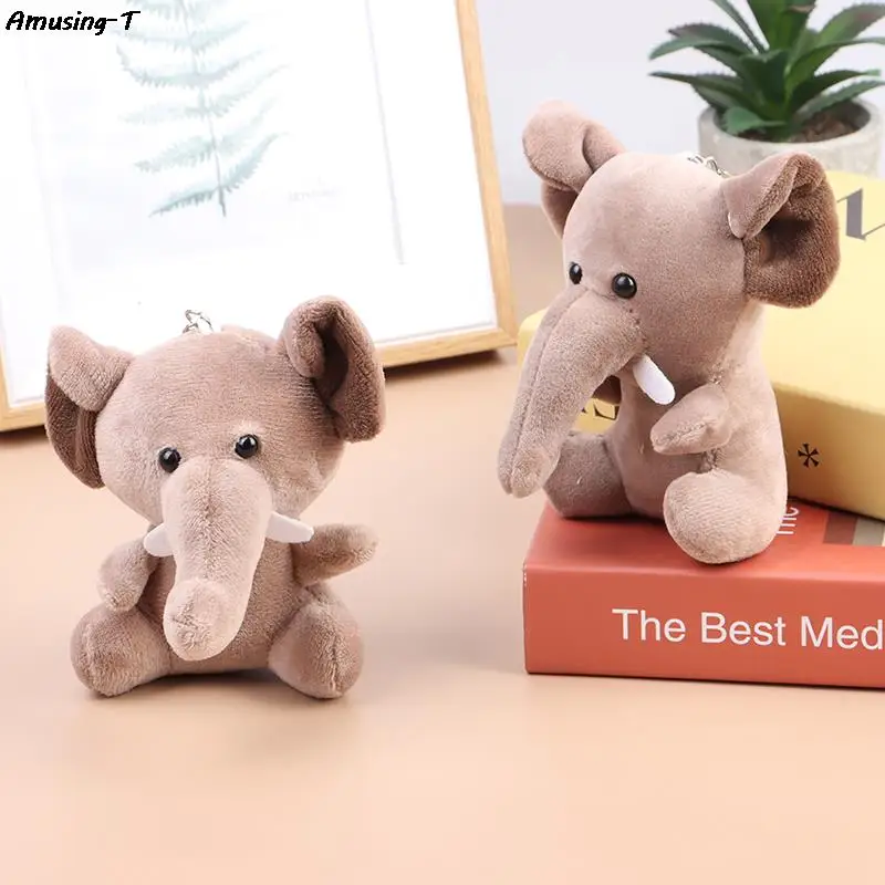 

New 1pc Cute Plush Elephant Toys Holiday Gift Animal Stuffed Elephant Pendant Doll Christmas Gift For Girls Boys Childs