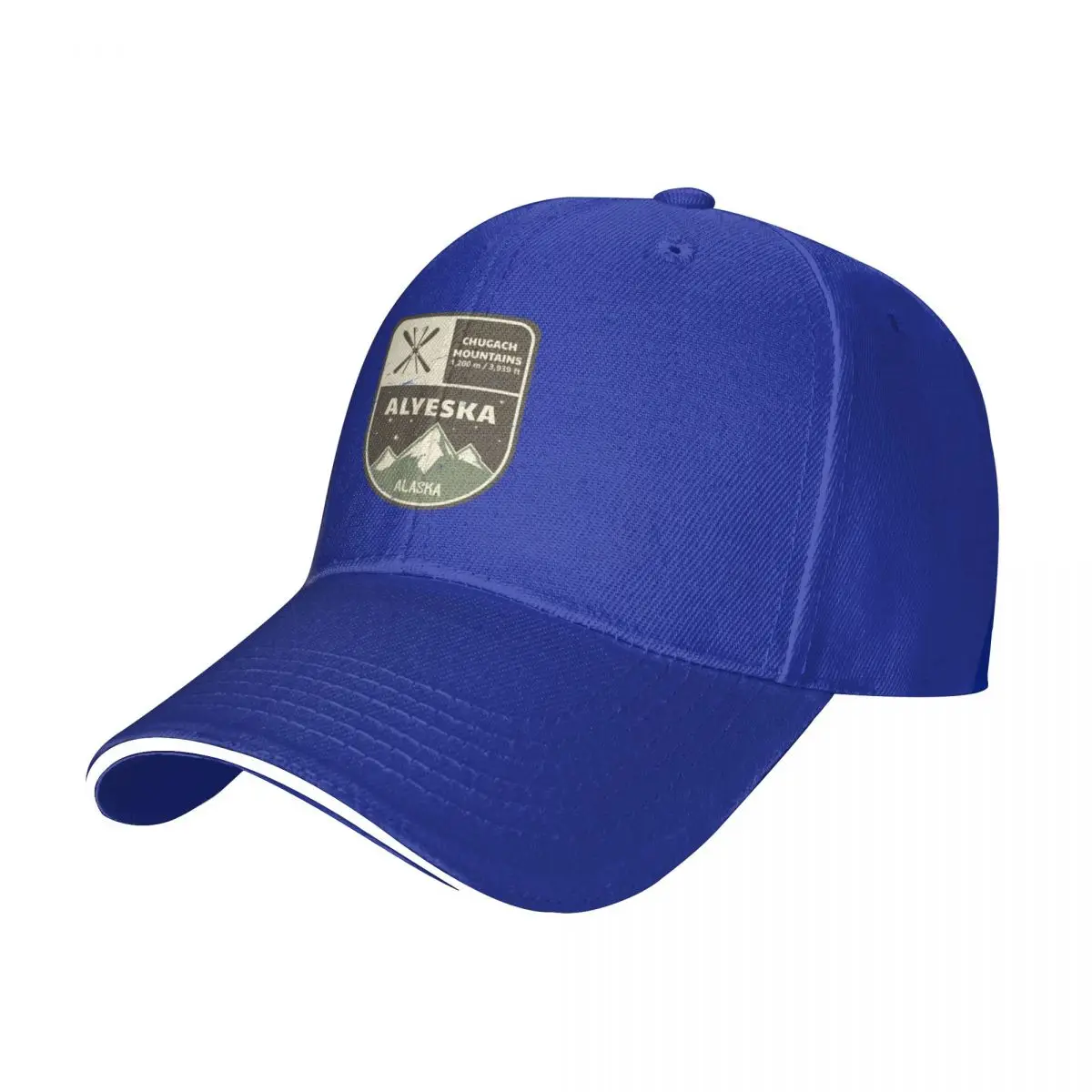 

New Alyeska Chugach Mountains Alaska Baseball Cap Golf Wear Horse Hat Women'S Beach Outlet Men'S