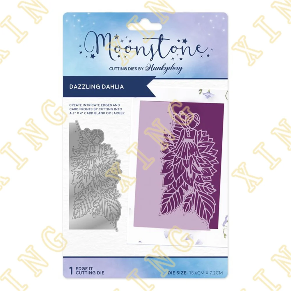 

Dazzling Dahlia Edge Metal Craft Cutting Dies Diy Scrapbook Paper Diary Decoration Card Handmade Embossing New Product for 2022