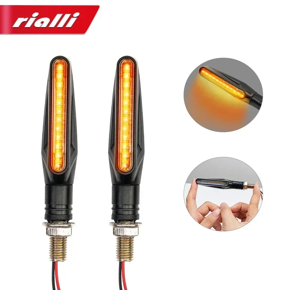 2 шт./4 шт. универсальный светодиодный указатель поворота для мотоцикла 12 В IP68