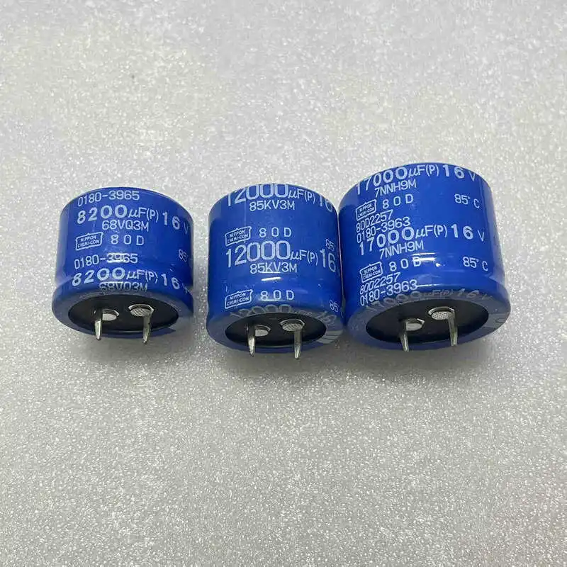 2 шт./лот 16 В 8200 мкФ 12000 17000 фильтр накаливания электролитический конденсатор