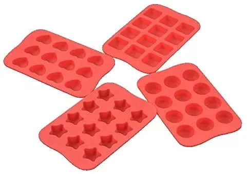 

New in Silicone Ice Cube Trays, Reusable Chocolate Molds Candy Molds, Silicone Baking Mold for Cake Decoration Soap Crayons