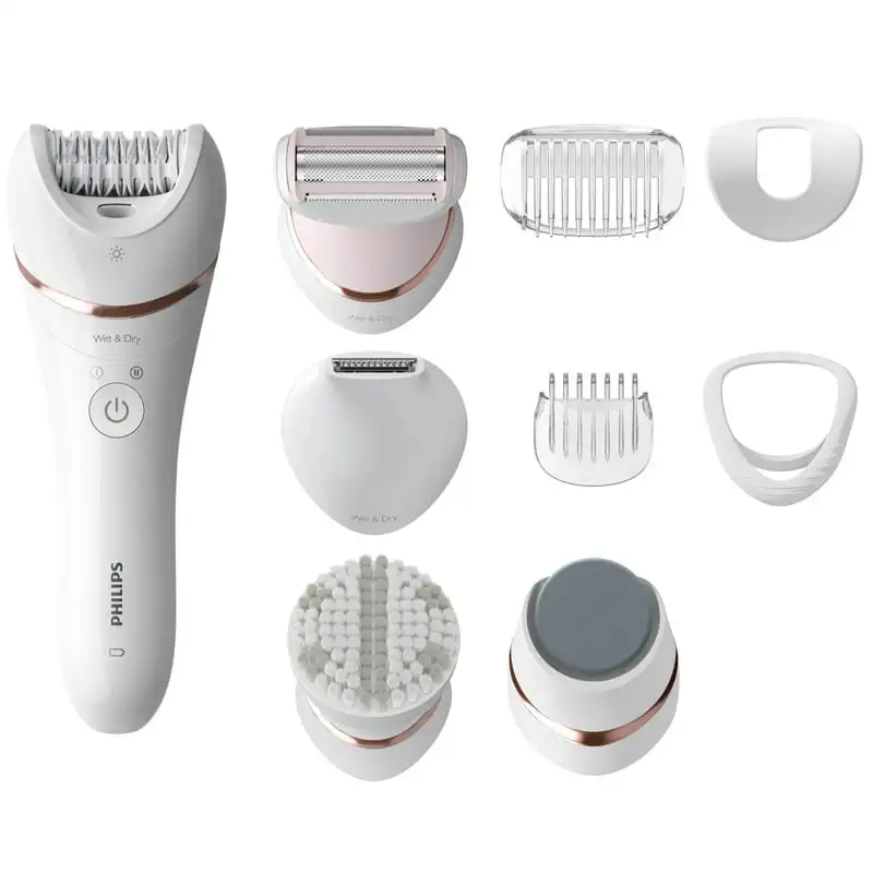 

Series 8000 5 In 1 Shaver, Trimmer, Pedicure and Body Exfoliator with 9 Accessories