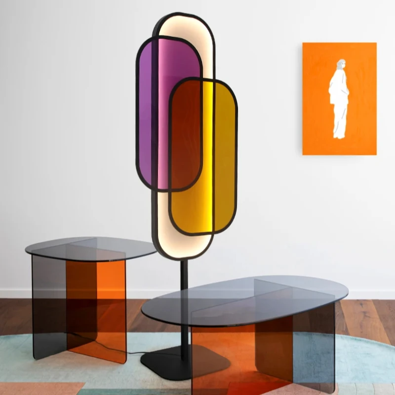 Модель комнаты Цвет Торшер Атмосфера Свет Лампа в гостиной для учебы