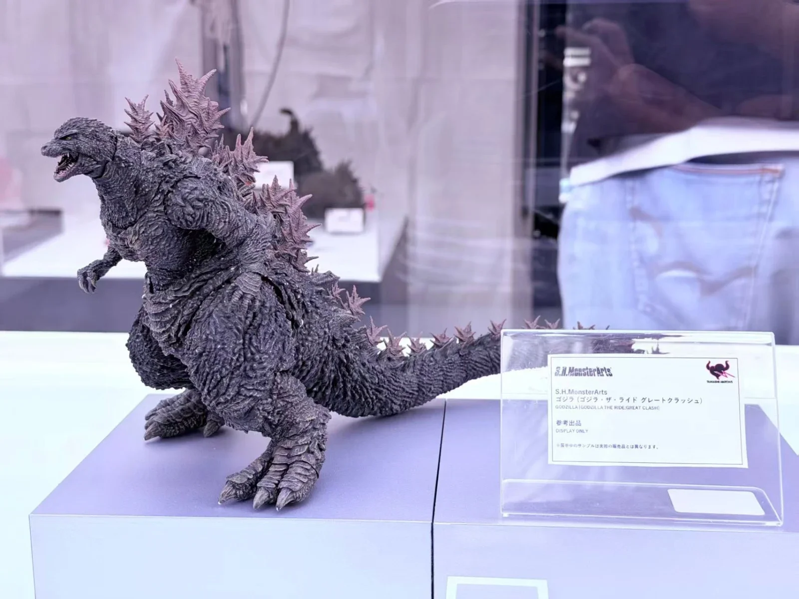 Фото В наличии оригинальная модель BANDAI S.H.MonsterArts Godzilla The Ride Great Clash, аниме-фигурка, подлинная игрушка в коробке. №4