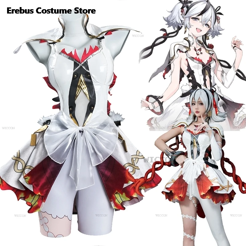 Платье для косплея Camellya костюм парик игра волны декор волос девочек хвост