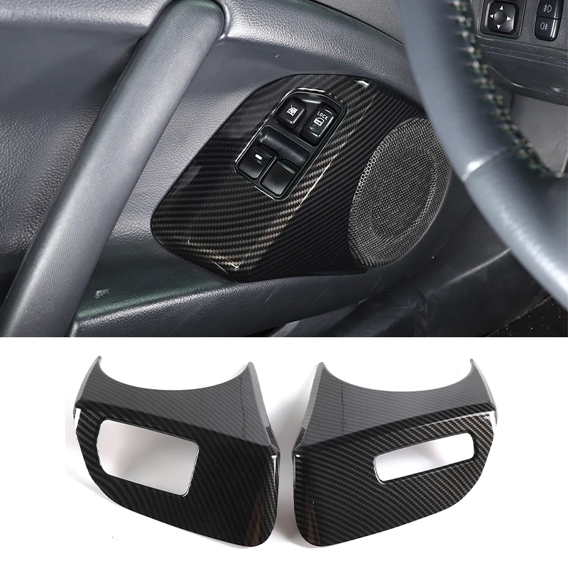 

ABS Car Window Glass Lifting Switch Buttons Frame Decoration Sticker Trim For Mitsubishi Eclipse 2006-2011 Interior Accessories