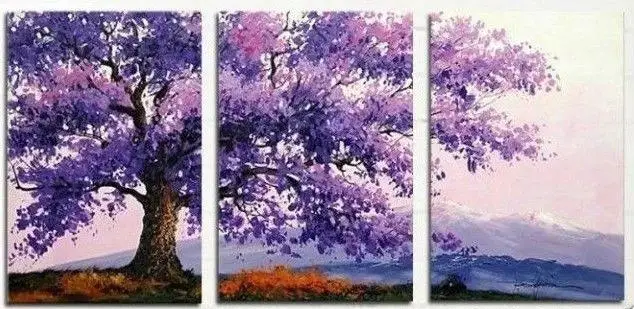 Ручная роспись маслом на холсте современный популярный ландшафт романтические