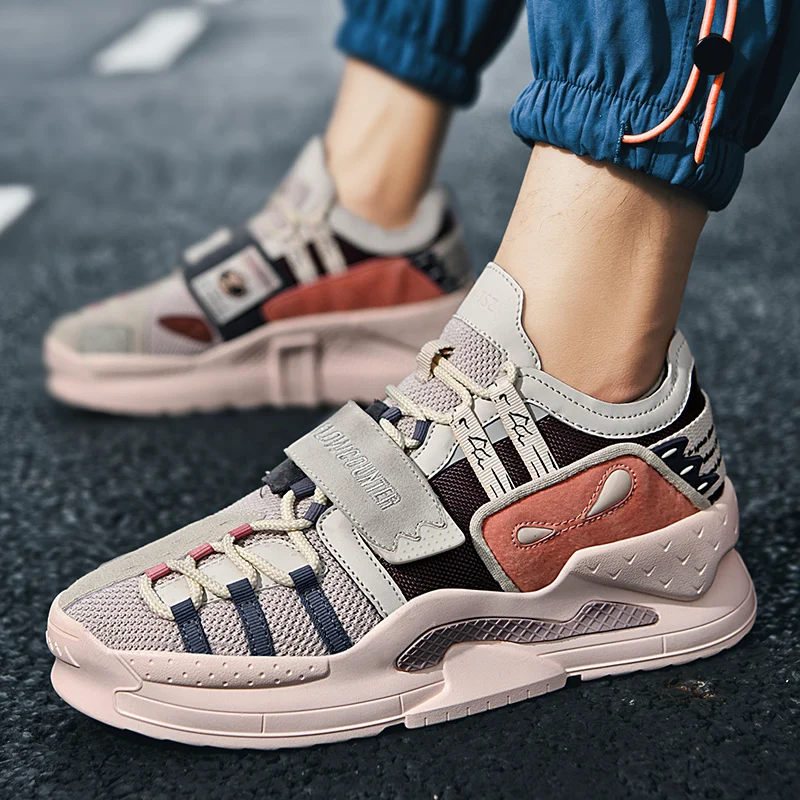 Brand Mens Casual Sneakers Tenis Luxury Shoes Trendy Boys Basketball Sports Sneakers High Quality Unisex Light Athletic Shoes