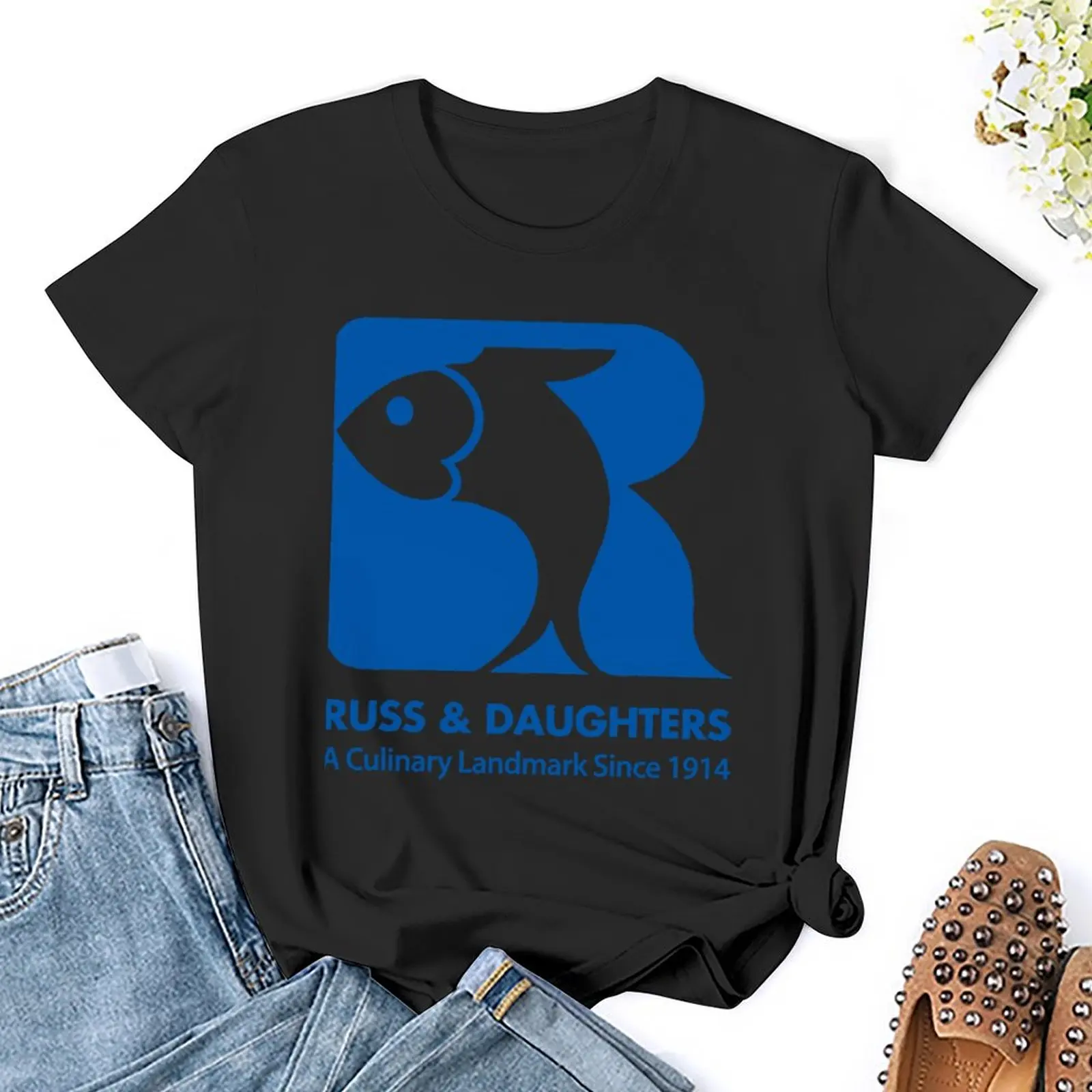 Фото Футболка для фанатов Russ, аниме одежда, корейская модная летняя одежда, роскошная дизайнерская одежда для женщин №5