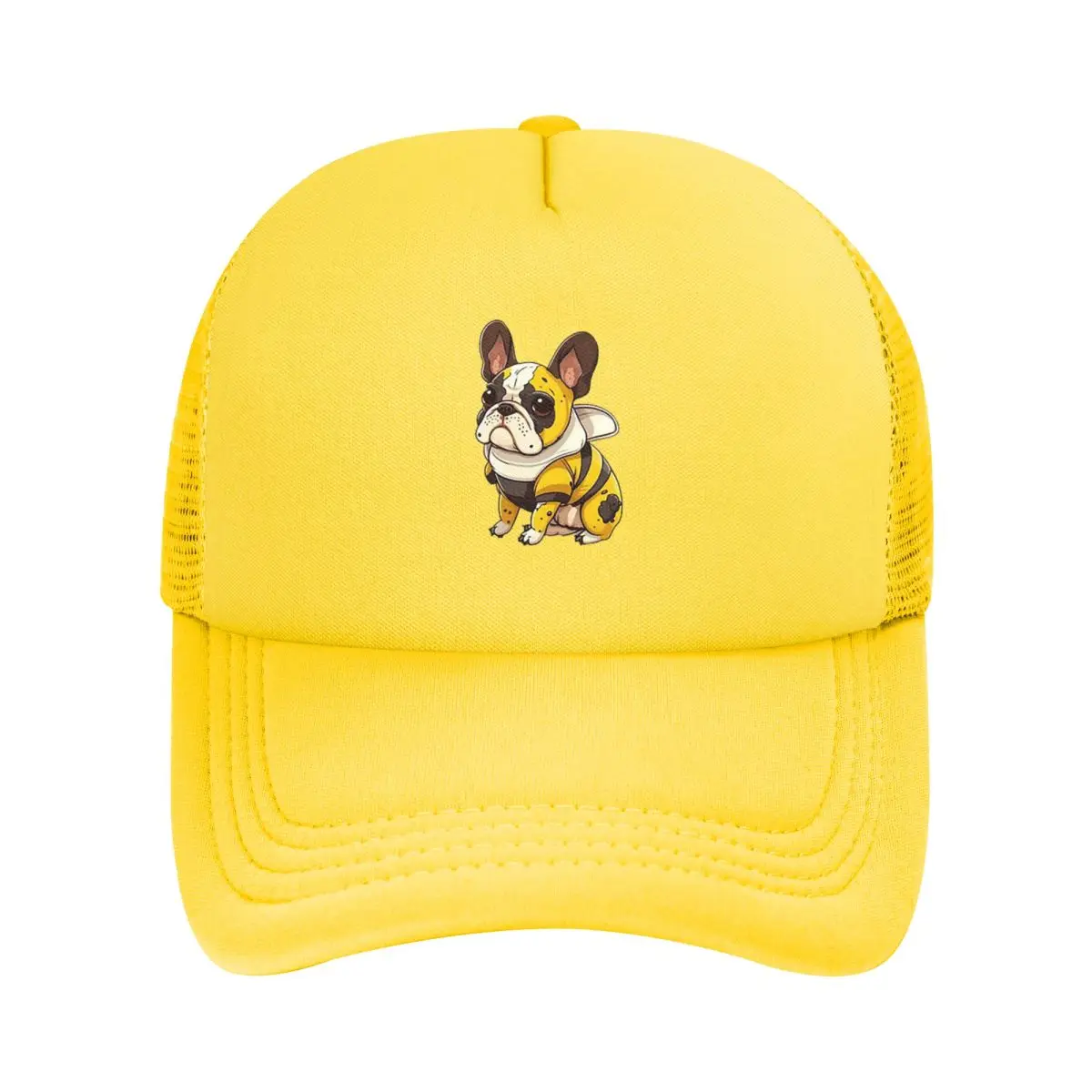 Сетчатые бейсболки Frenchie The Bee модные Snapback повседневные уличные мужские и женские