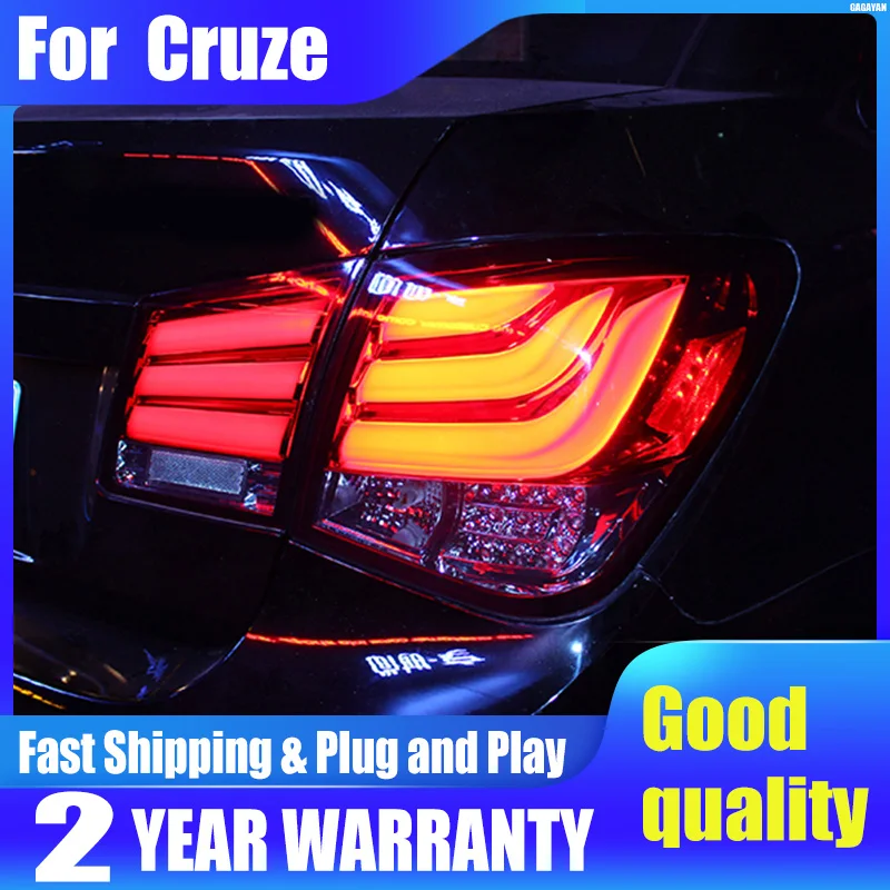

Автомобильный Стайлинг для Chevrolet Cruze задние фары 2009-2014 Cruze, задняя фонарь, задняя фонарь DRL, сигнал поворота, противотуманный стоп-сигнал