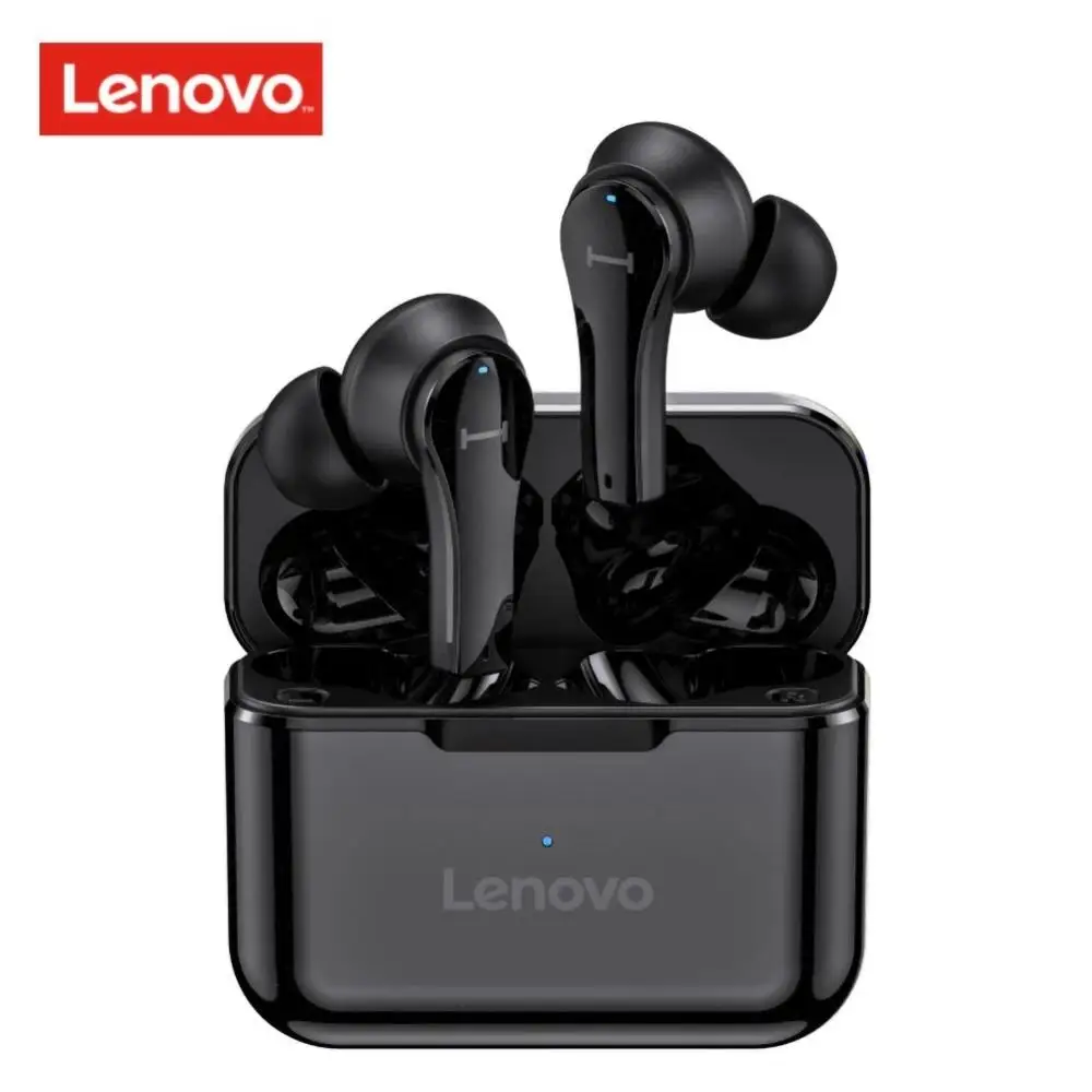 Original Lenovo QT82 Wireless Headphones With Mic TWS Bluetooth Earphones Touch Control Sport Headset Stereo Earbuds For Phones