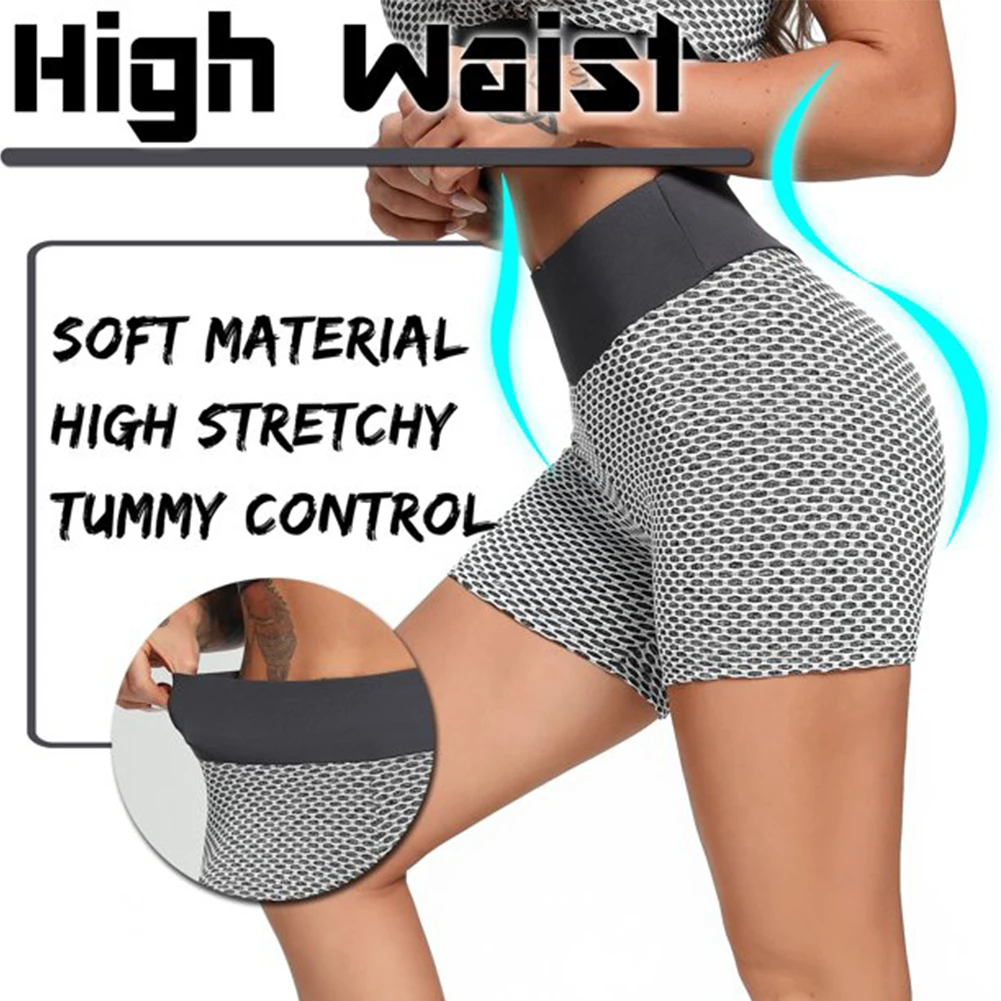 Женские шорты для йоги подтягивающие ягодицы тонкие спортивные леггинсы