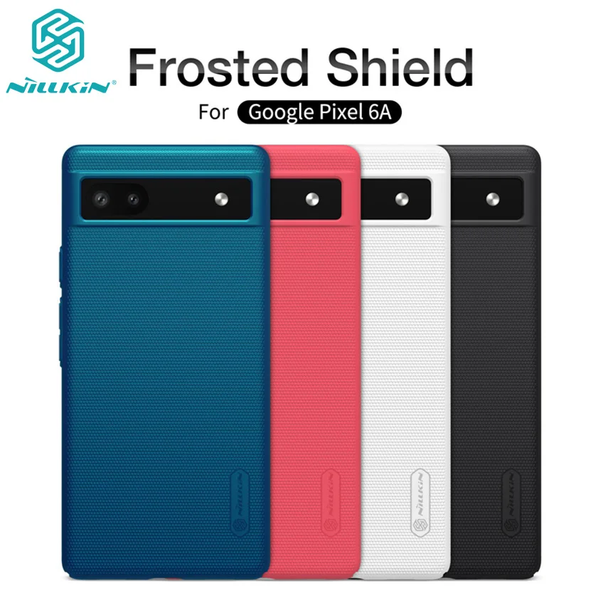 

NILLKIN For Google Pixel 6a Case Super Frosted Shield Case Hard PC Protection Back Cover For Google Pixel6a Gift Phone Stand