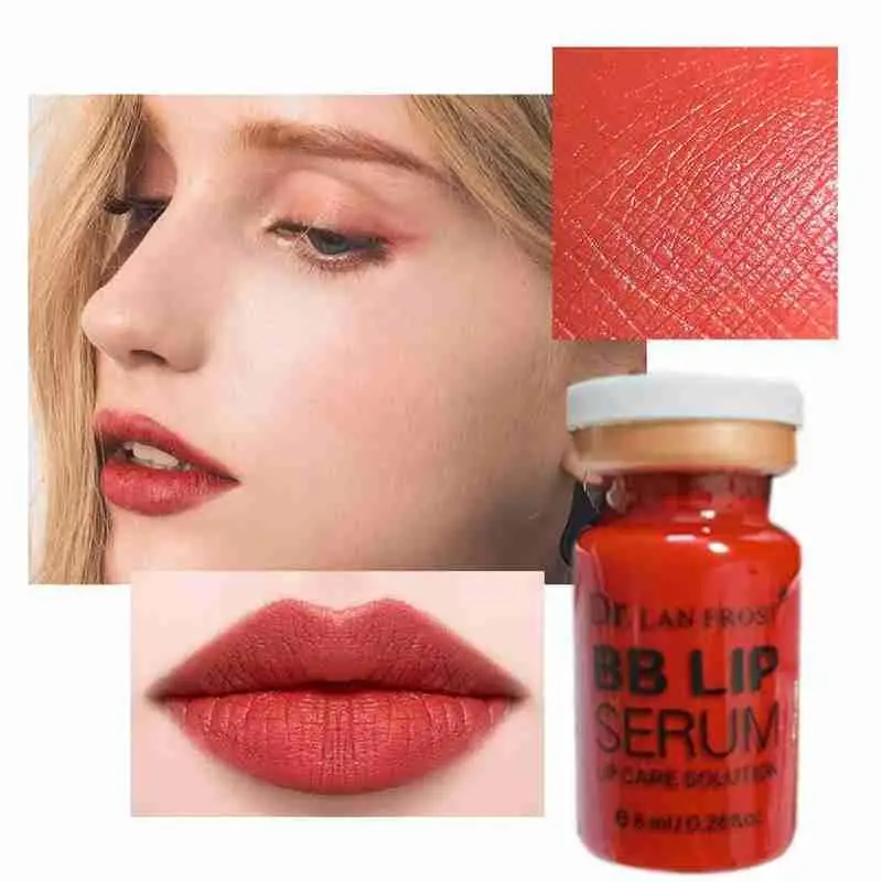 

Korean 8ml BB Lips Glow Ampoule Serum Starter Kit Lip Gloss BB Cream Pigment for Lip Coloring Moisturizing Microneedle Trea I9C3