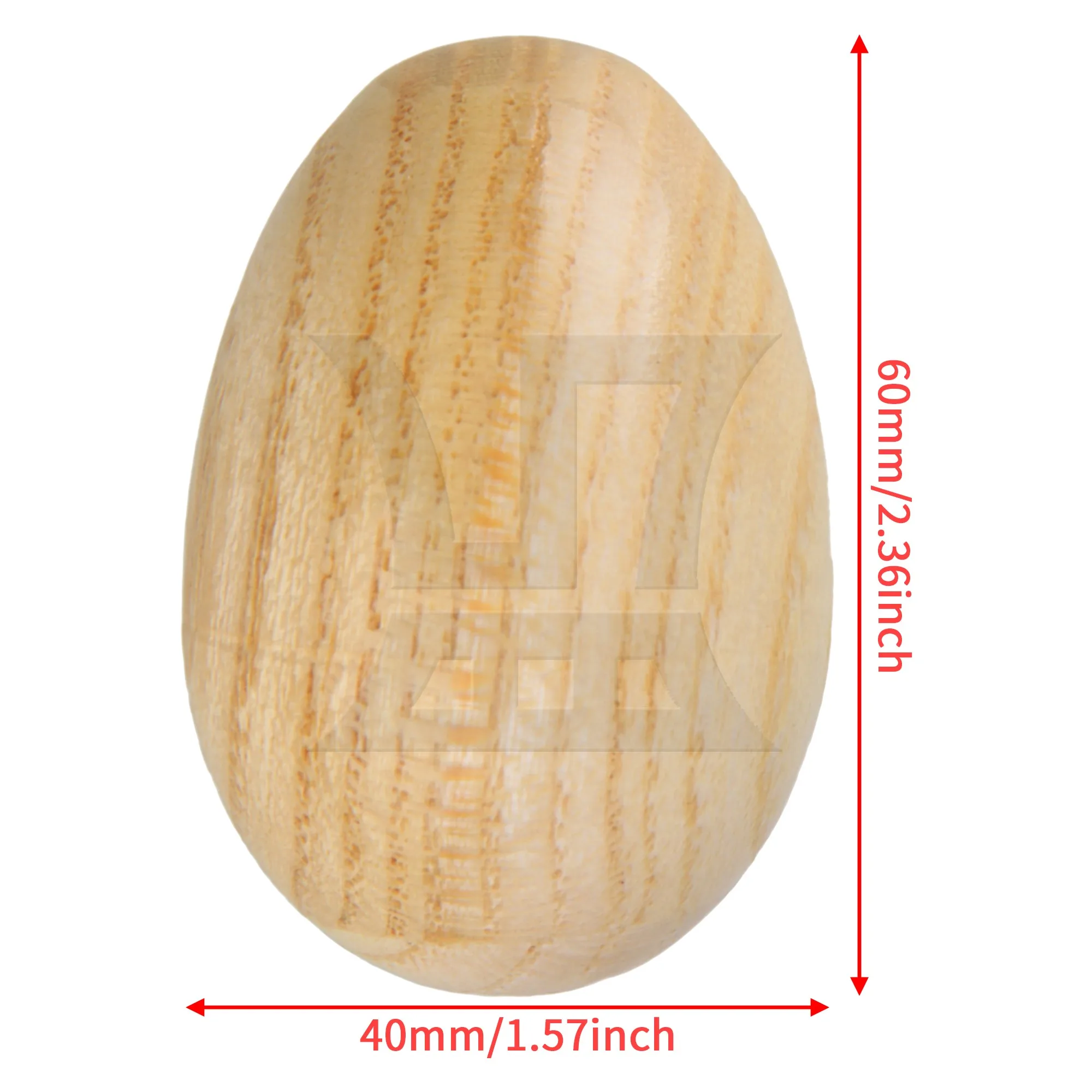 Yibuy 6 шт. деревянные шейкеры для яиц классных принадлежностей 2 36 x 1 57 дюйма