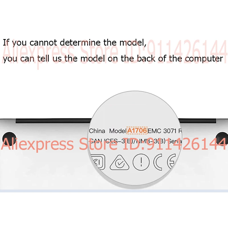 Новая запасная крышка для клавиатуры Dell Inspiron 7466 7472 7370 7373 7375 7467 7460 7368 7378 5568
