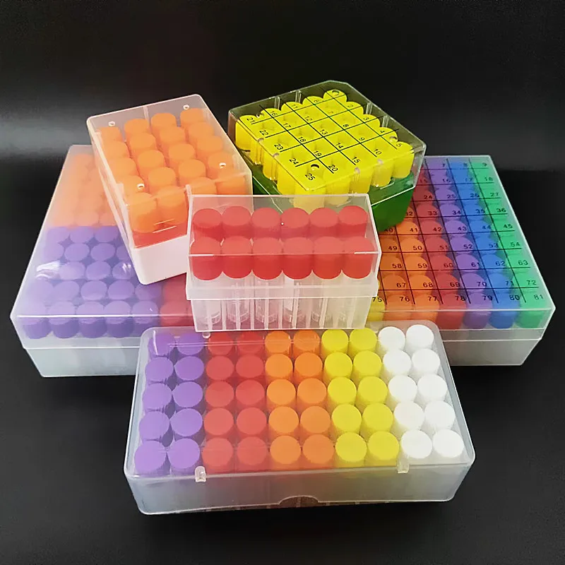 

Пластиковый контейнер для криотюбиков 50/81/100 шт., 1,8/5 мл