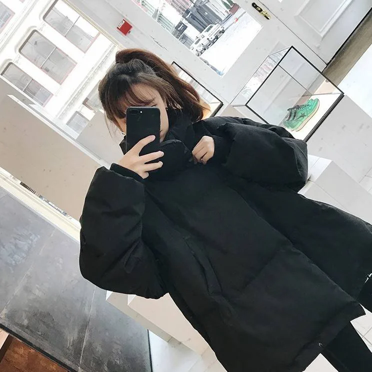 2022 New Fashion Women's Winter Jacket Thick Padded Jacket Casual Loose Short Bread Coat Cotton Women Coats and Jackets Winter