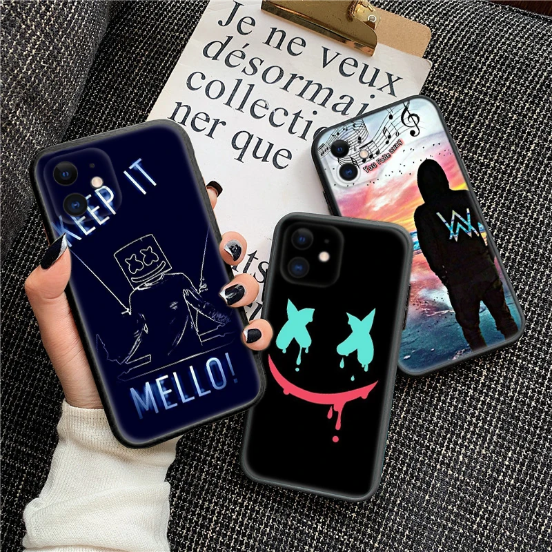 Мягкий чехол YD5 Alan Walker DJ для Samsung A01 A10 A10S A11 A12 A13 A20 A20S A30 A21 A22 A30S A31 A32 A33 A40 A41 A42 A50