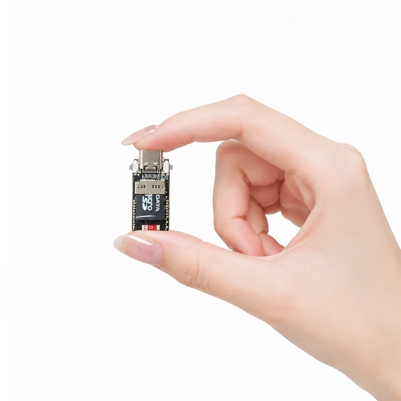 Фото Плата разработчика ESP32-C6 с ЖК-экраном 0,96 дюйма ST7789 160x80, мини-дисплей, порт SD, модуль LVGL QST для Arduino №2
