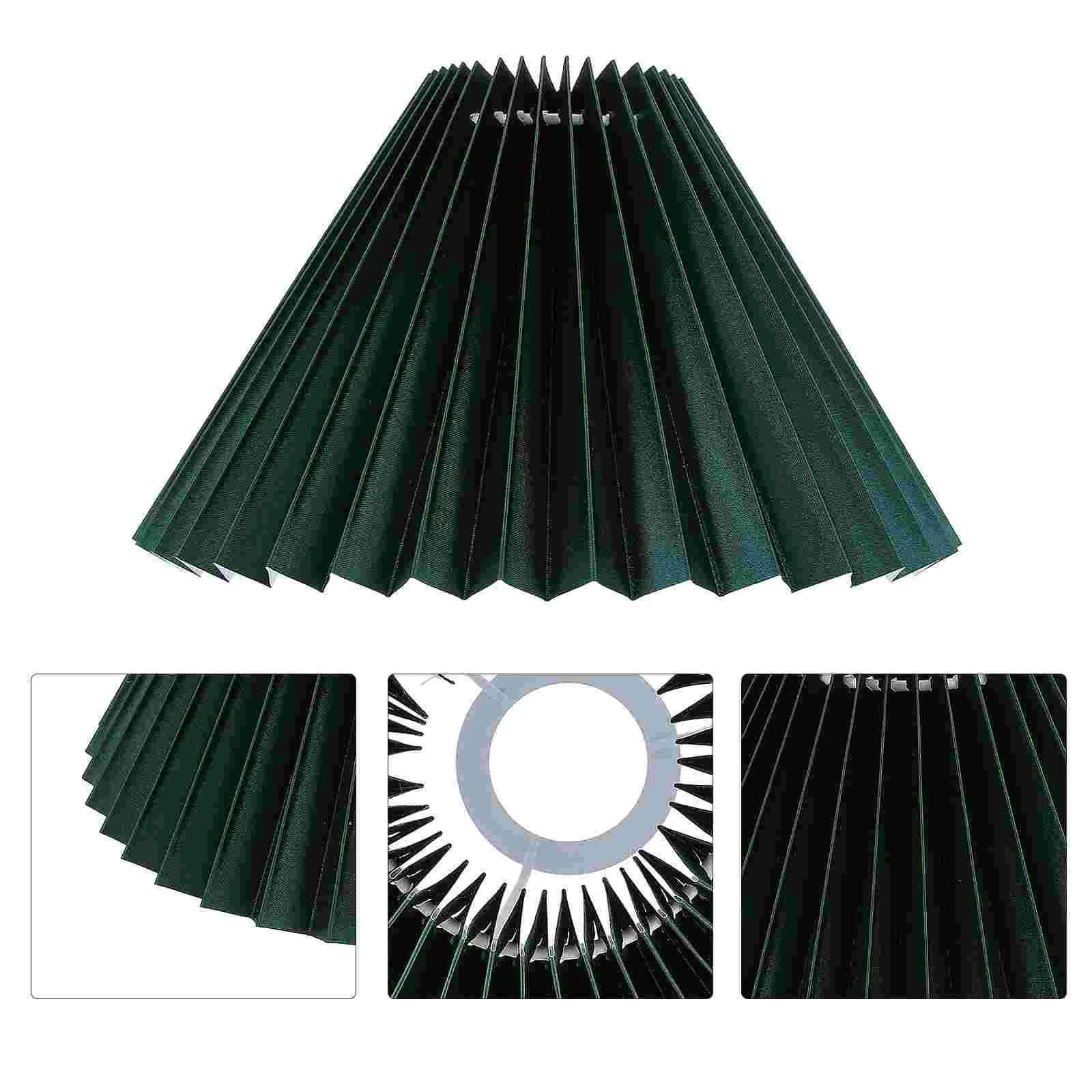 

Lamp Shade Lampshade Pleated Shades Table Cover Light Replacement Floor Cloth Bell Fabric Lamps Chandelier Stiffel Decorative