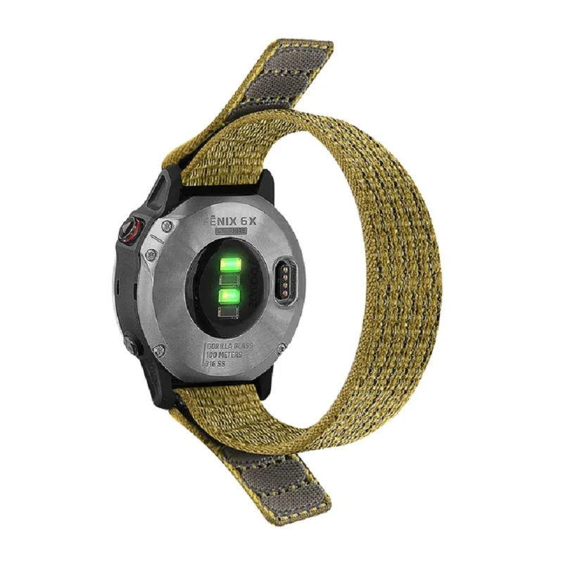 

Hook & Loop Nylon Strap For Garmin D2 Delta PX Bravo/ Charlie / Mach 1 Band Replacement SmartWatch 26mm 22mm Bracelet Wristbands