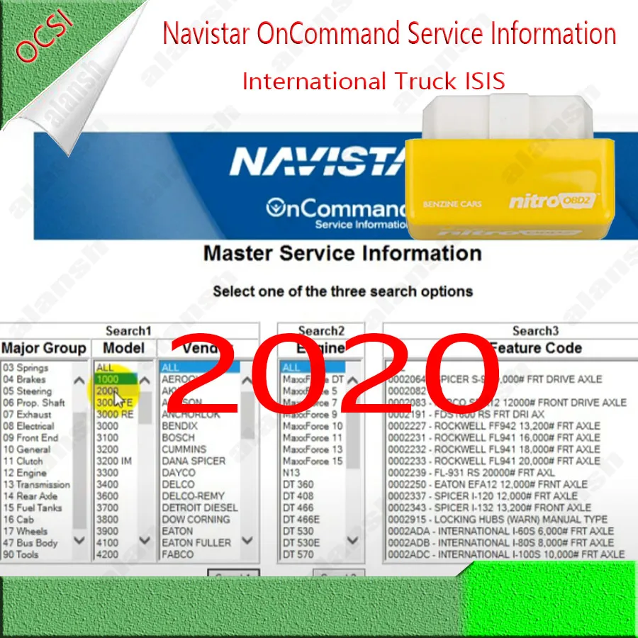 2020 Navistar OnCommand Service Information OCSI International Truck ISIS + NITRO