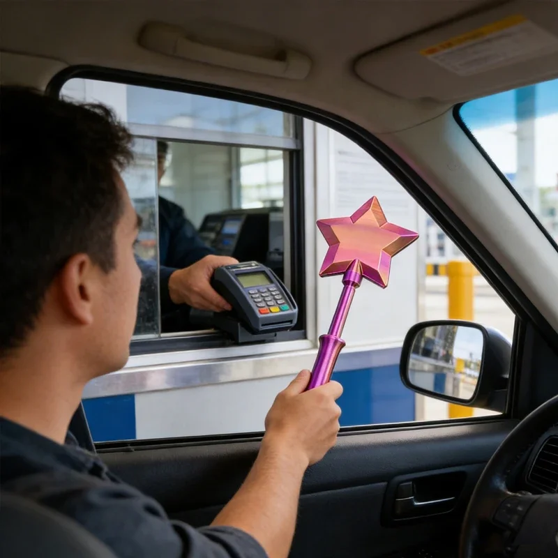 3D-печатный держатель для карт Star Magic Wand Tap To Pay, чехол для бесконтактной оплаты, стильный и модный подарок для девочек (art.: 3920d890cd9be) - 3920d890cd9be