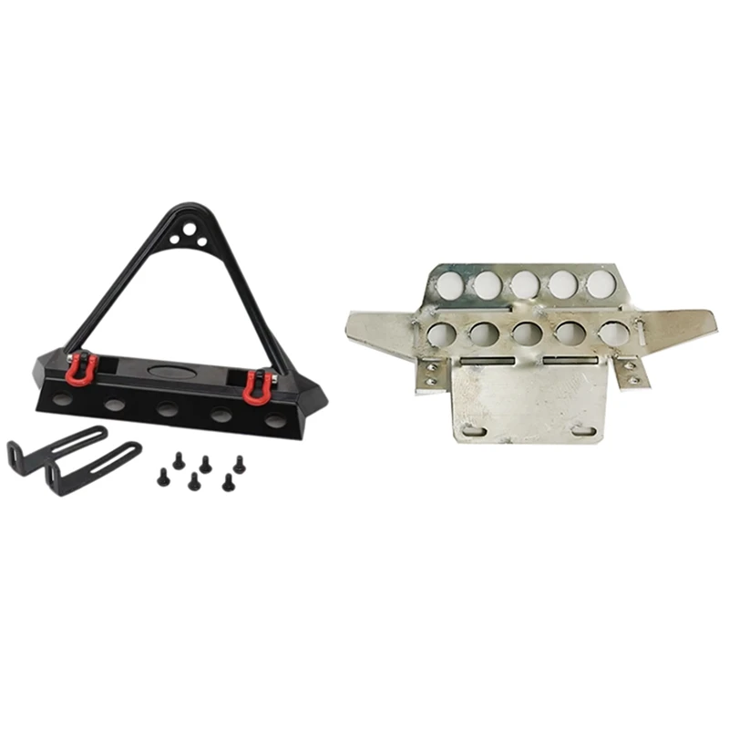 

Front Bumper Crawler Single Motor Winch For 1/10 Axial SCX10 90046 & For MN D90 D91 Metal Front Armor Protection Guard