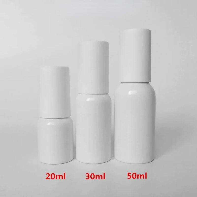 Алюминиевая белая пустая бутылка для распыления 2 шт. 20/30/50/60/80/100/150 мл