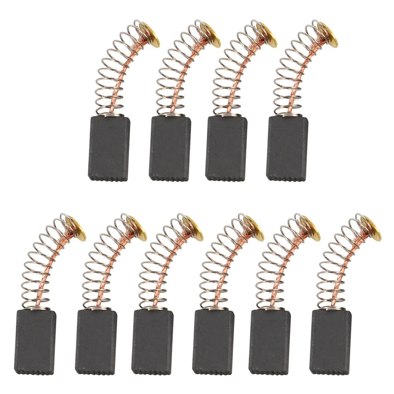 

10 Pcs 5Mm X 8Mm X 13Mm Carbon Brushes For Angle Grinder Orbital Sander