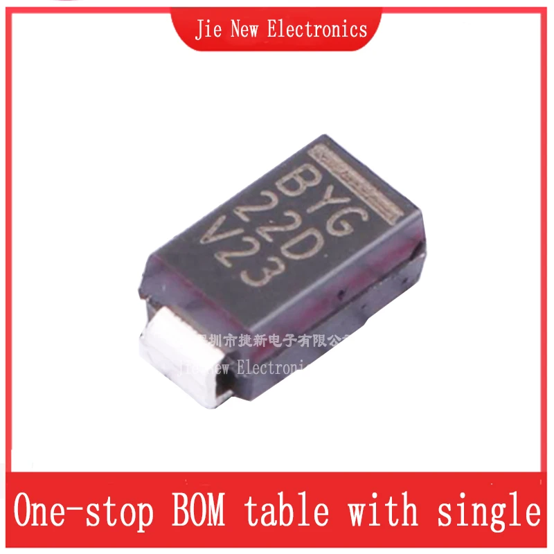 

50PCS SMA BYG22A BYG22B BYG22D BYG24D BYG24G BYG24J DO-214AC NEW Rectifier Diodes