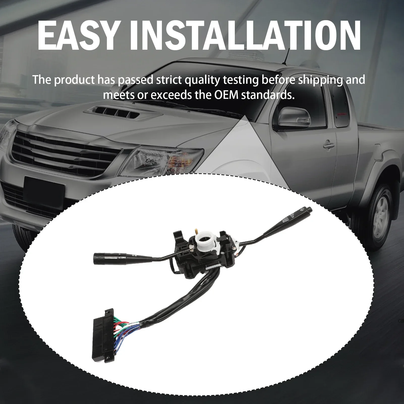 8431035180 Steering Wheel Combination Headlight Turn Signal Switch For Toyota 4Runner Hilux YH50 84310-35180