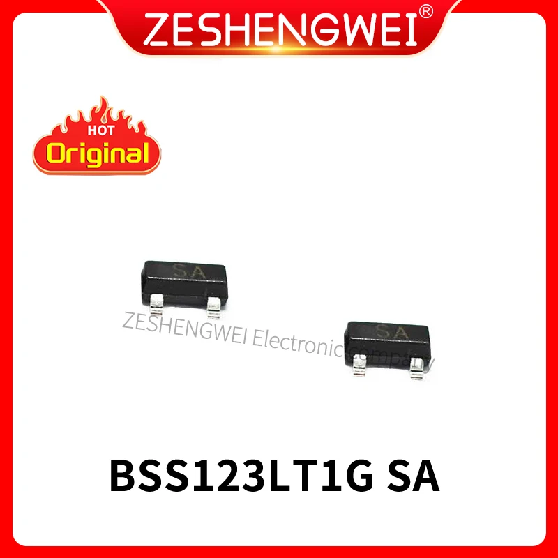 

100PCS BSS123 SOT-23 LBSS123LT1G BSS123LT1G SA SIPMOS Small--Transistor In Stock