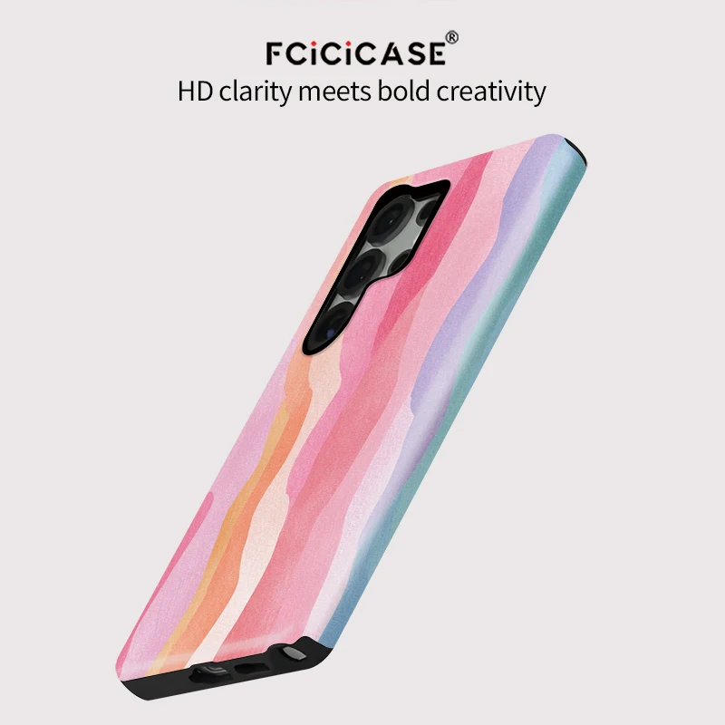 Фото Чехлы для телефонов Fcicicase для Samsung Galaxy S25 Plus S24 Ultra S23 S 23+ S20 FE, модный защитный матовый чехол с рисунком №5