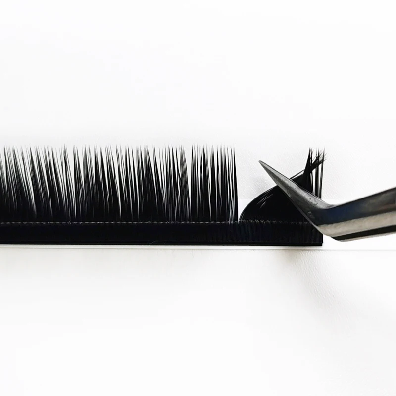 Ресницы для наращивания Seamulan матовые черные высококачественные Объемные