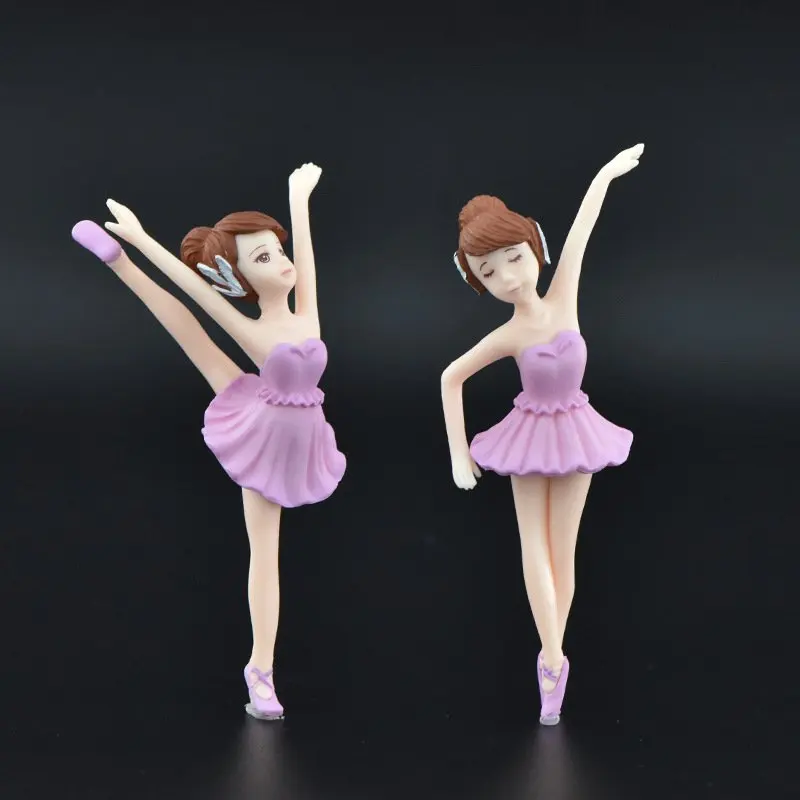 

Cute Baller Girls Figurines Dolls Micro Landscape Home Table Desk Ornaments PVC Crafts Fairy House Garden Bonsai Moss Decoration