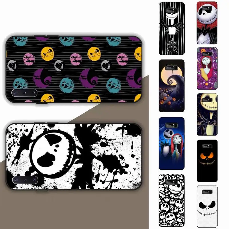 

Disney The Nightmare Before Christmas Jack Phone Case for Samsung Note 5 7 8 9 10 20 pro plus lite ultra A21 12 72