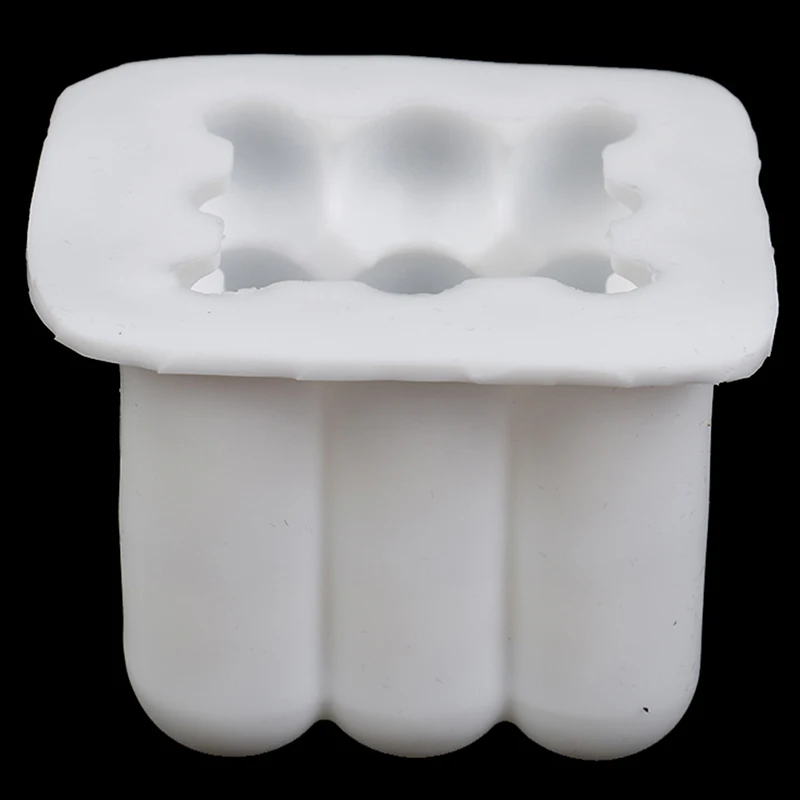DIY рождественские искусственные восковые свечи 3d силиконовые формы для мыла