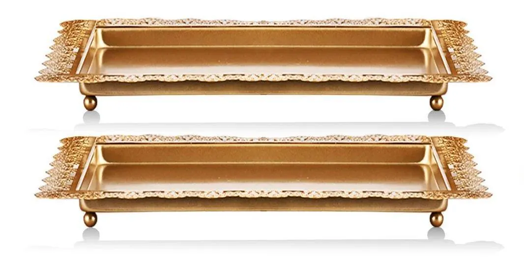 

6 Pcs Gold Cake Stand Set, Metal Cupcake Stand, Fruits Candy Dessert Display Plate Serving Tower